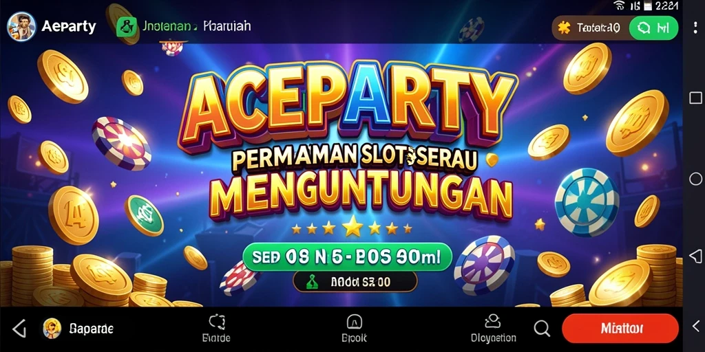 Tampilan gameplay slot yang menyenangkan dan seru di ACEPARTY.