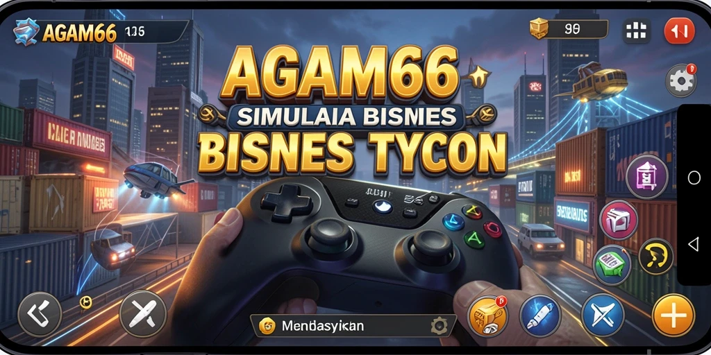Screenshot AGAM66 menampilkan gameplay strategis Tycoon yang seru.