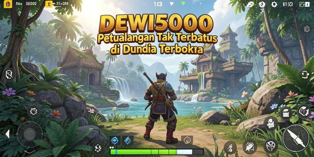 Gameplay DEWI5000 yang memukau di dunia terbuka.