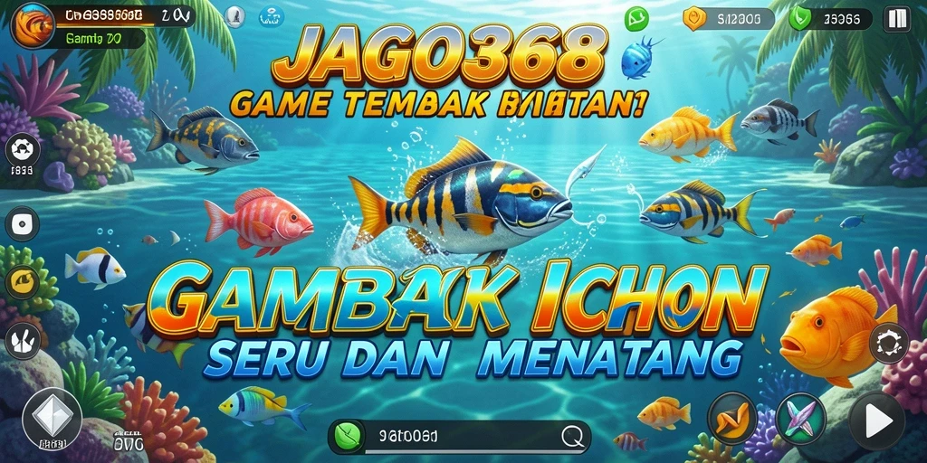 Gameplay seru menembak ikan beragam jenis di JAGO368.