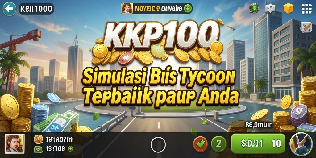 Tampilan gameplay KPK100 dengan elemen Tycoon yang menarik.