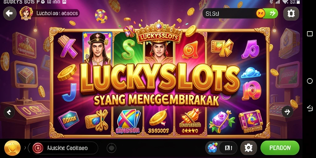 Screenshot gameplay Slot yang menampilkan putaran yang mendebarkan.