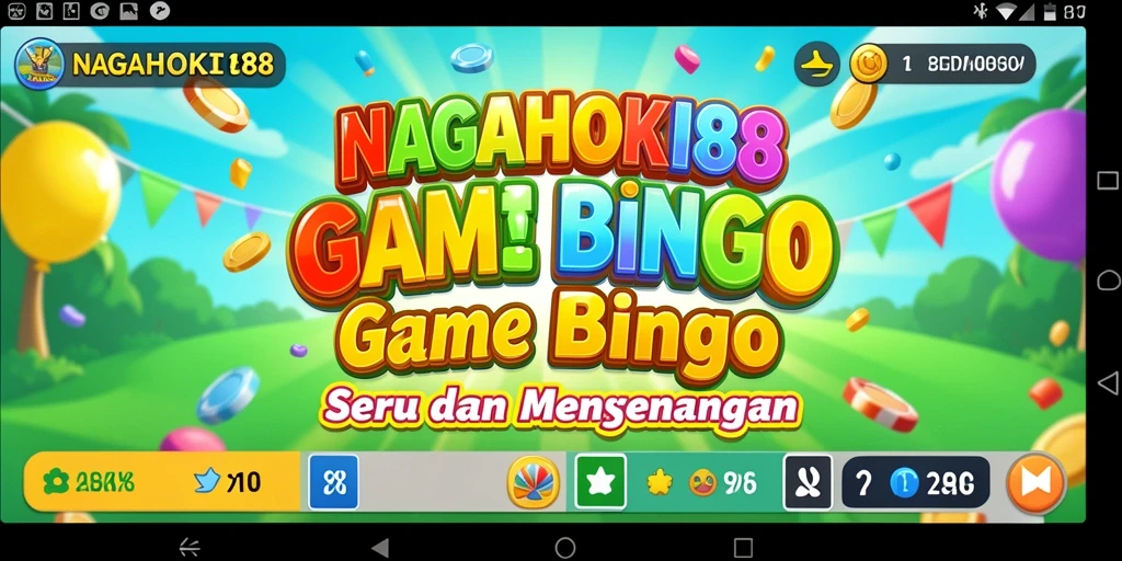 Tampilan gameplay NAGAHOKI88 yang seru dan penuh aksi bingo.