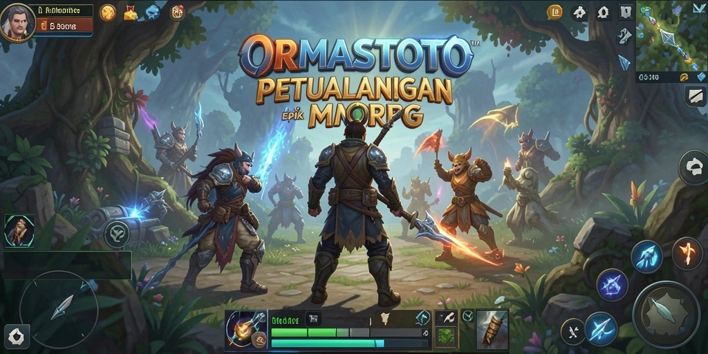 Tampilan gameplay menarik dari ORMASTOTO dengan petualangan seru.