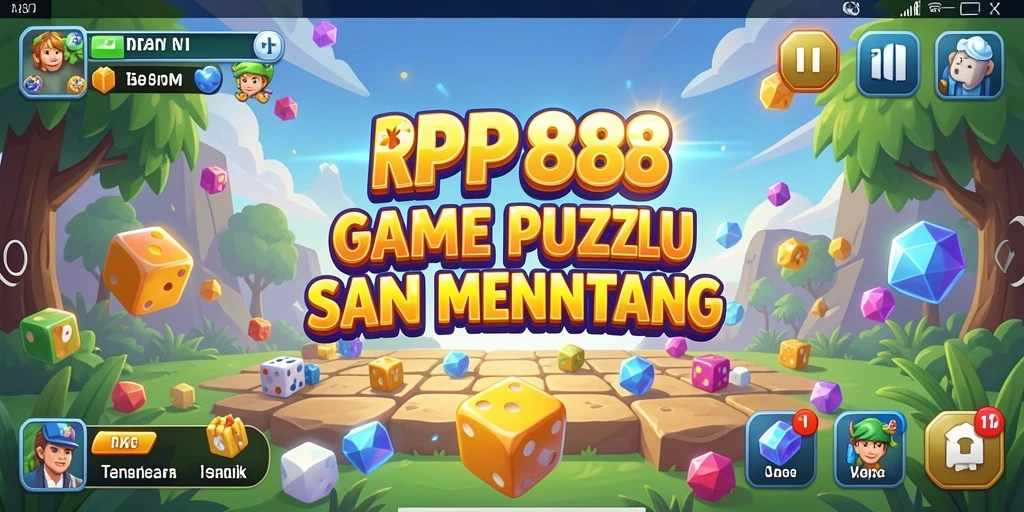 Screenshot gameplay RP888 dengan teka-teki menantang dan grafis menarik.