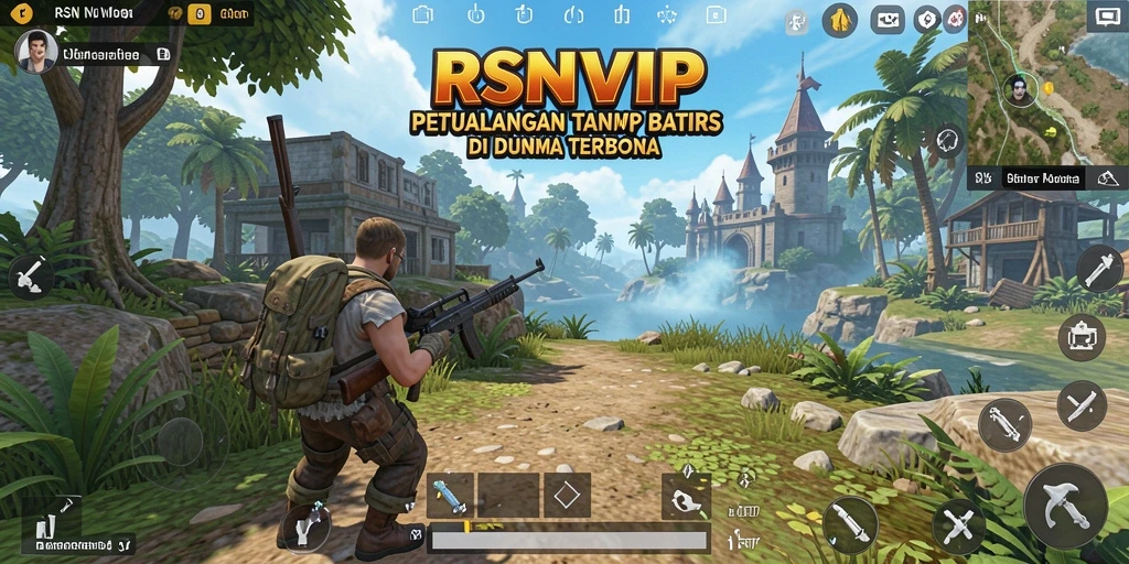 Tampilan menakjubkan dari gameplay RSNVIP yang luas dan menarik.
